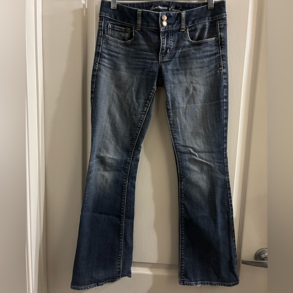 American Eagle Outfitters Dark Blue Boot Cut Jeans